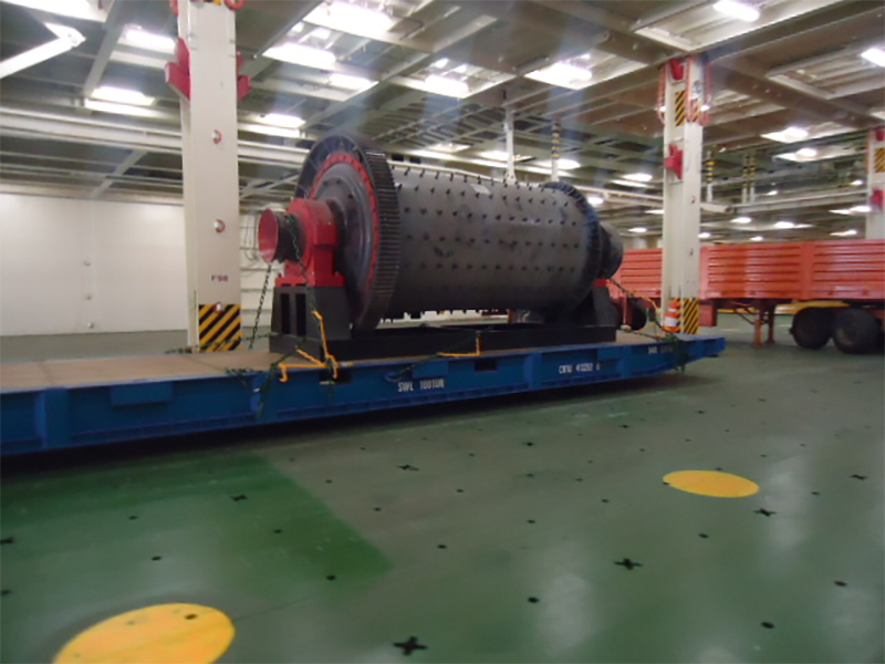 Tianjin Port export equipment, Ro-Ro MAFI cargo